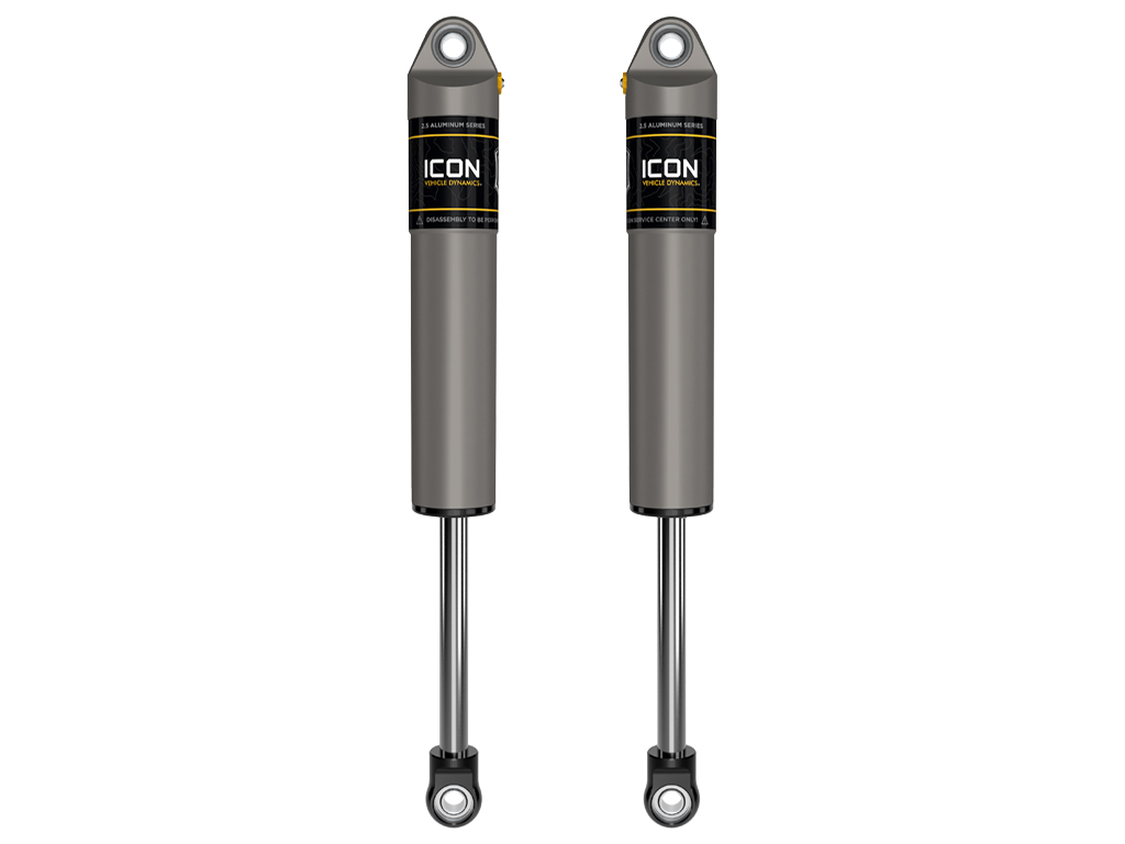 Icon 37605P - 1999+ Ford F-250/F-350 Super Duty 0-3in Rear 2.5 Series Shocks VS IR - Pair