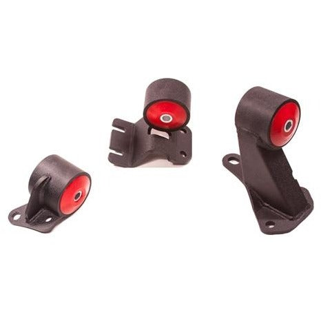 Innovative Mounts 49353-60A - 90-91 Integra 92-93 GS-R Conversion Mount Kit B18A/B17A Manual Auto To Manual /Cable Up to 250HP 60A Red
