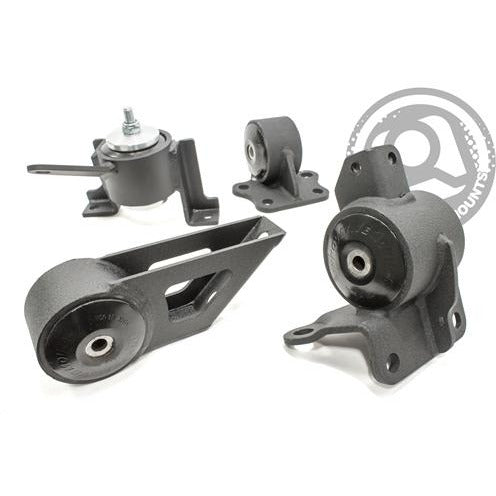 Innovative Mounts 60950-75A - 05-12 Exige Elise Replacement Engine Mount Kit 2Z Manual 250-400HP 75A Black