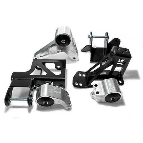 Innovative Mounts B90150-85A - 92-95 Civic 94-01 Integra Billet Conversion Mount Kit K Series Manual 400-500HP 85A Grey Innovative Mounts B90150-85A - 92-95 Civic 94-01 Integra Billet Conversion Mount Kit K Series Manual 400-500HP 85A Grey