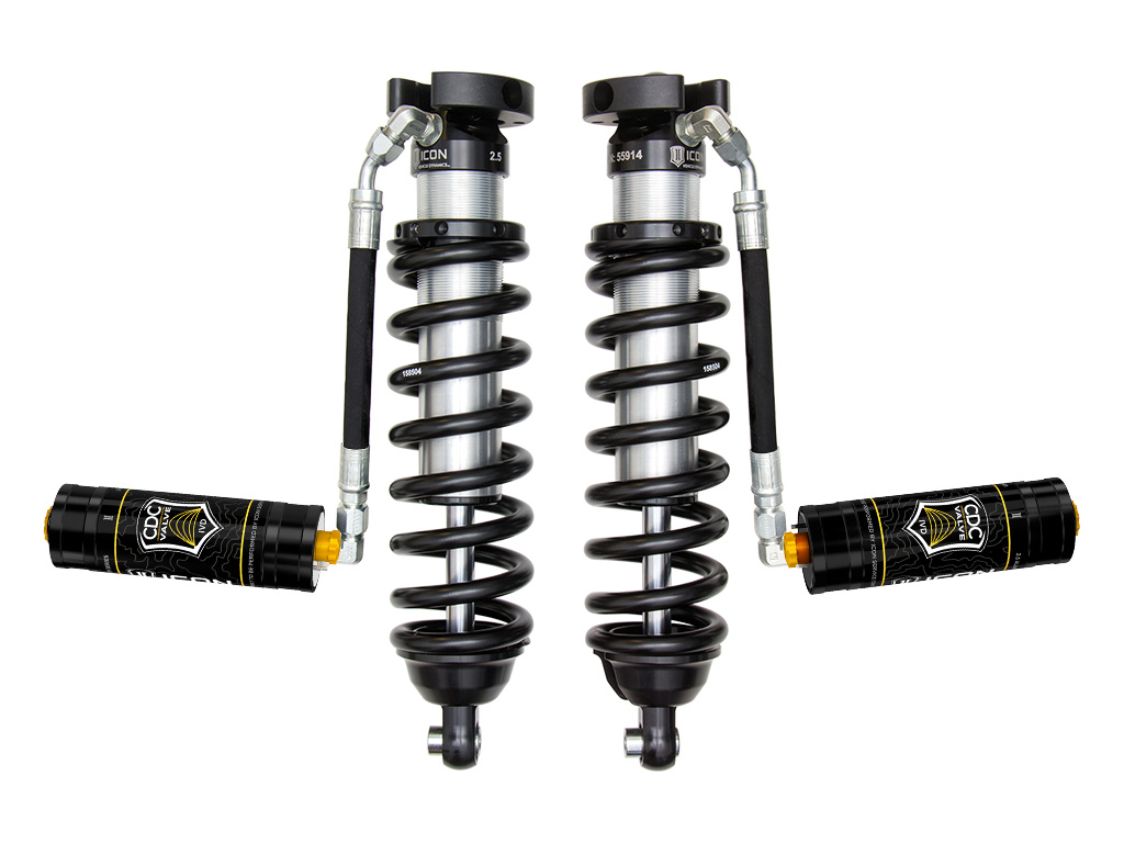 Icon 58715C-700 - 96-04 Toyota Tacoma Ext Travel 2.5 Series Shocks VS RR CDCV Coilover Kit w/700lb Spring Rate
