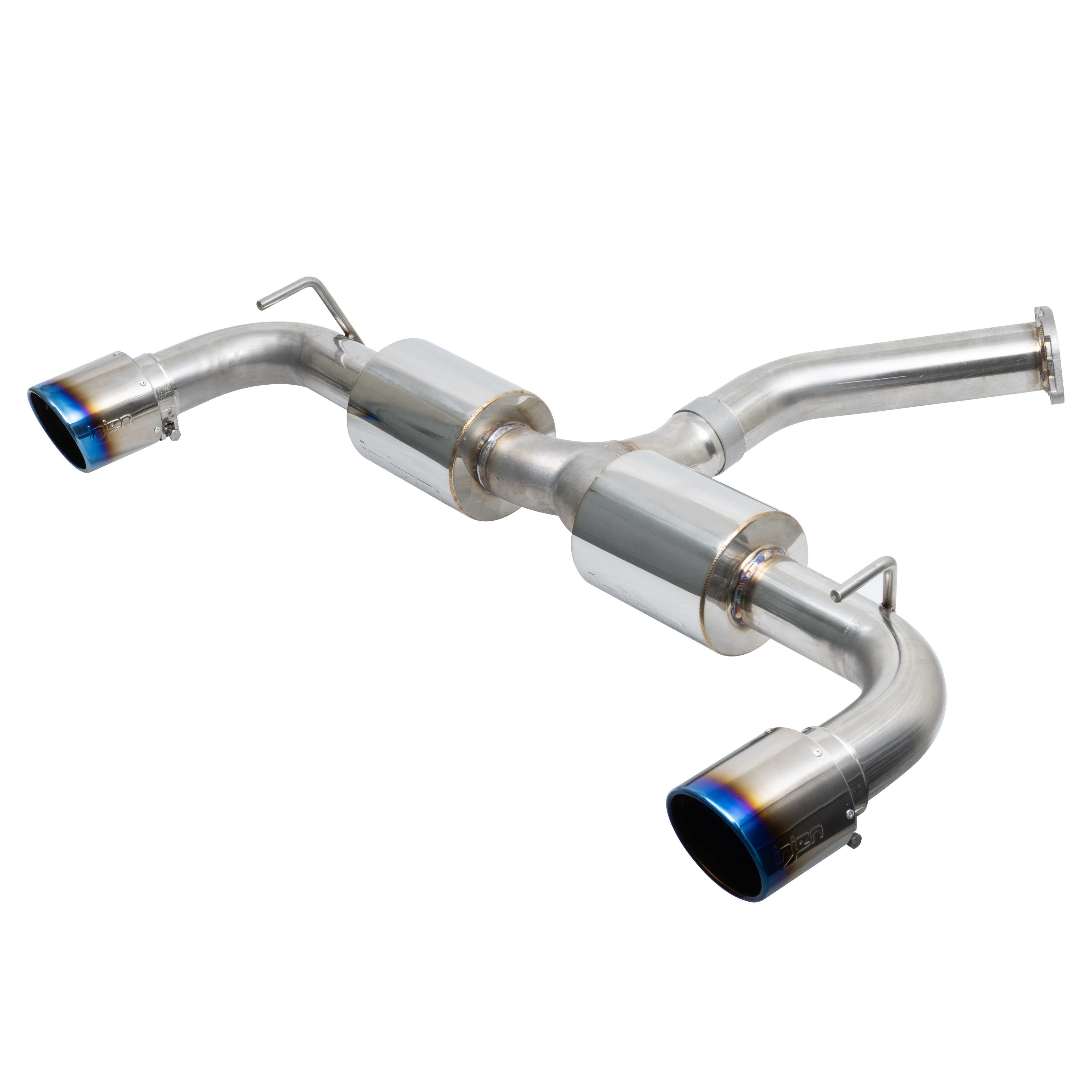 Injen SES1343ABTT - 19-22 Hyundai Veloster N L4 2.0L Turbo Performance SS Axle Back Exhaust System - Burnt Ti Tips