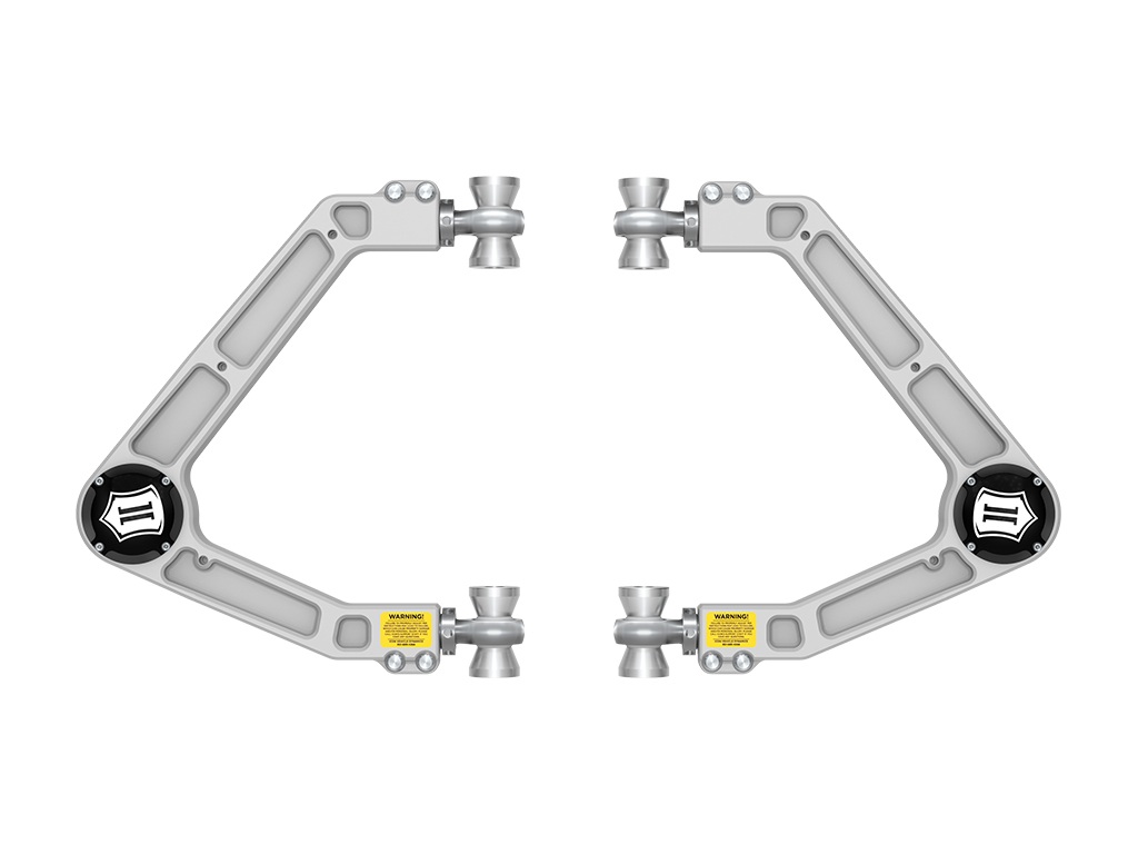 Icon 78760DJ - 2023+ GMC Canyon / 2023+ Chevrolet Colorado Billet UCA DJ Pro Kit
