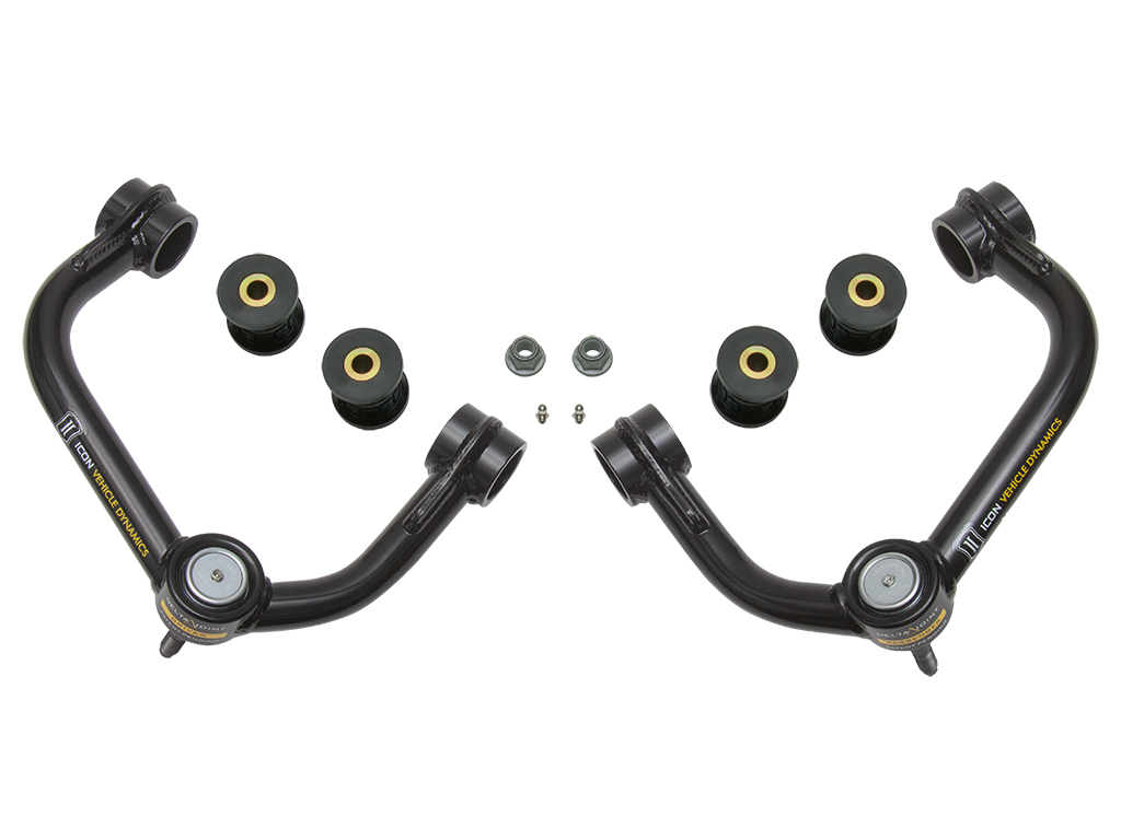 Icon 98500DJ - 04-20 Ford F-150 / 2014+ Ford Expedition Tubular Upper Control Arm Delta Joint Kit Icon 98500DJ - 04-20 Ford F-150 / 2014+ Ford Expedition Tubular Upper Control Arm Delta Joint Kit