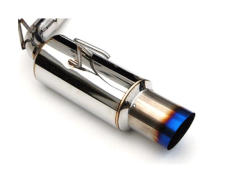 Invidia HS17CTRFTG3ST - 2017+ Honda Civic Type R (FK8) Gemini 80mm Full Titanium Exhaust