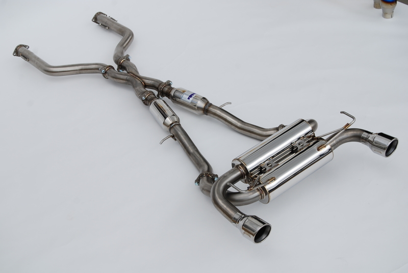 Invidia HS22N4Z7GM1RSL - 2022+ Nissan Z 70mm Gemini Cat Back Exhaust - Rolled SS Tips Invidia HS22N4Z7GM1RSL - 2022+ Nissan Z 70mm Gemini Cat Back Exhaust - Rolled SS Tips