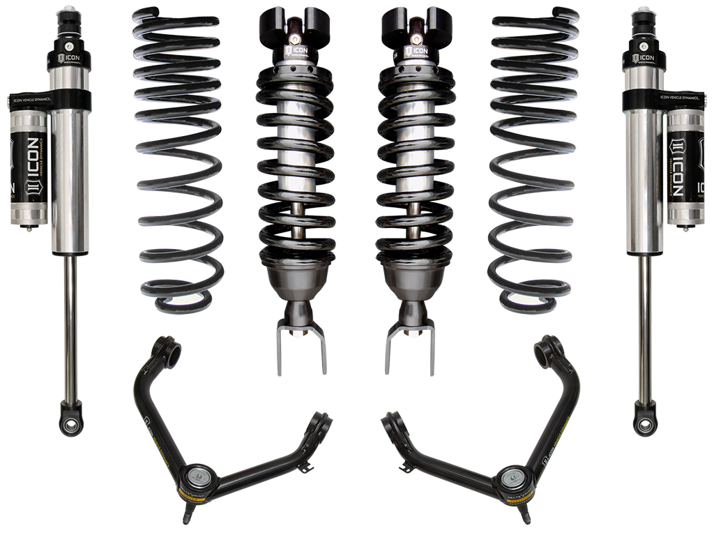 Icon K213104T - 2019+ Ram 1500 2/4WD .75-2.5in Stage 4 Suspension System w/Tubular Uca