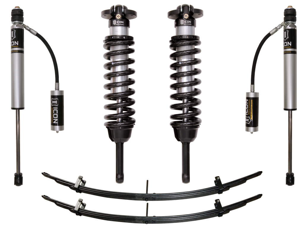 Icon K53002 - 05-15 Toyota Tacoma 0-3.5in / 2016+ Toyota Tacoma 0-2.75in Stage 2 Suspension System