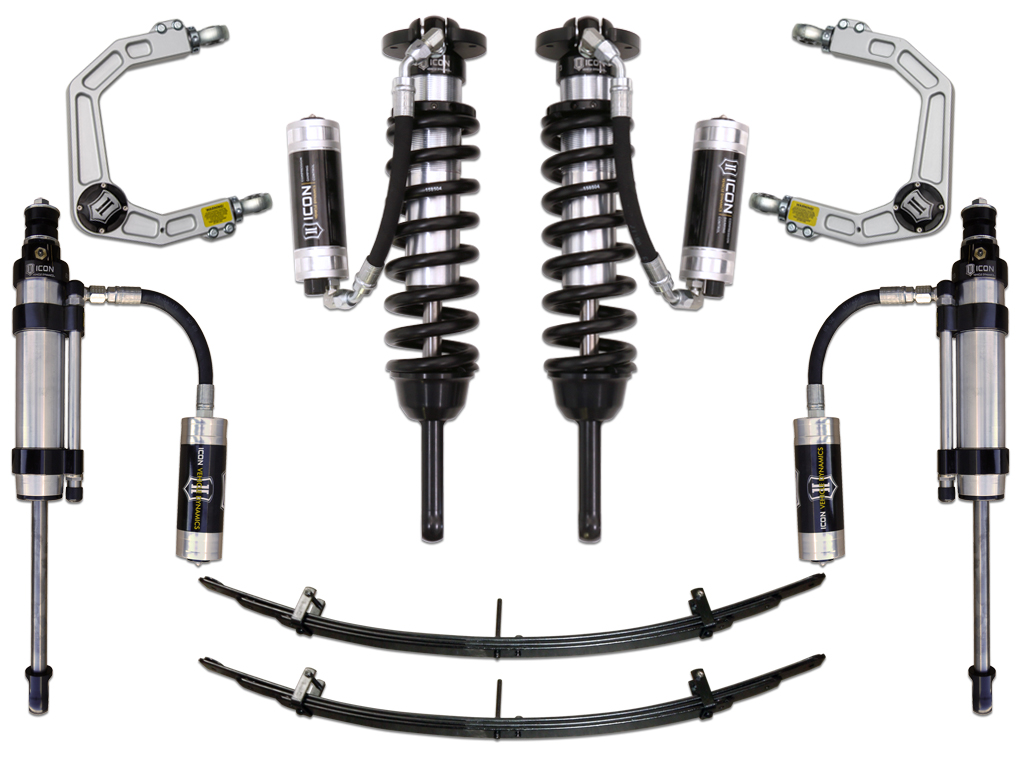 Icon K53007 - 05-15 Toyota Tacoma 0-3.5in/2016+ Toyota Tacoma 0-2.75in Stg 7 Suspension System w/Billet Uca