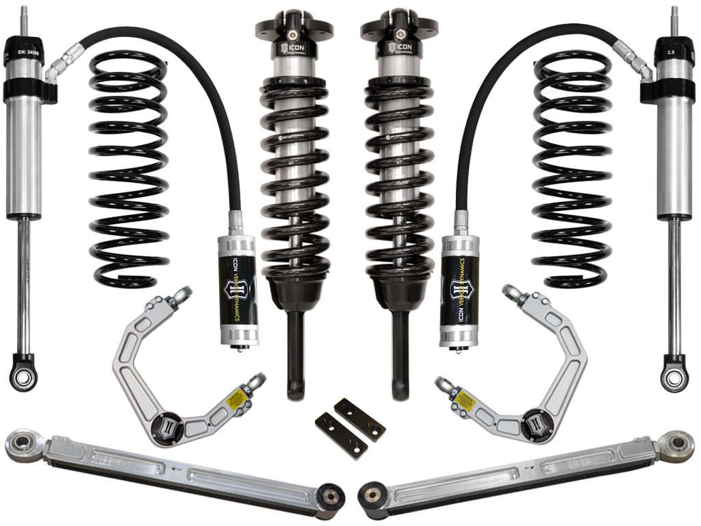 Icon K53054 - 03-09 Toyota 4Runner/FJ 0-3.5in Stage 4 Suspension System w/Billet Uca