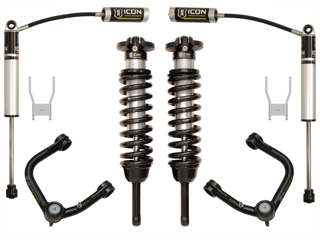Icon K53143T - 12-15 Toyota Hilux 0-3in Stage 3 Suspension System w/Tubular Uca