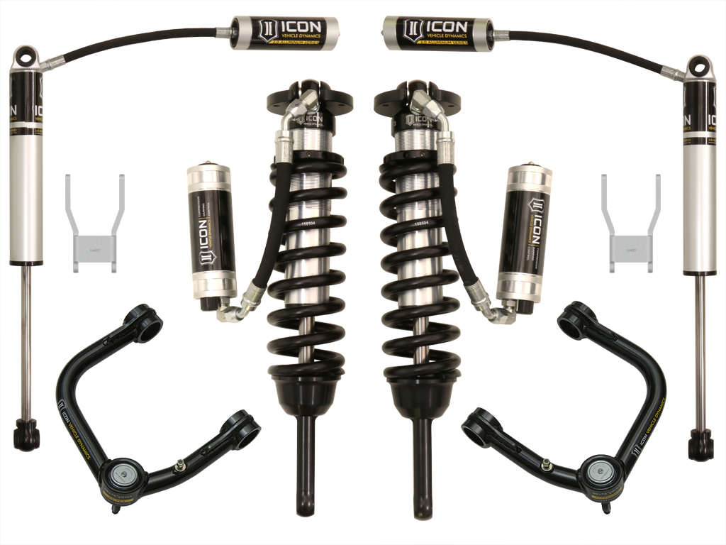 Icon K53145T - 12-15 Toyota Hilux 0-3in Stage 5 Suspension System w/Tubular Uca
