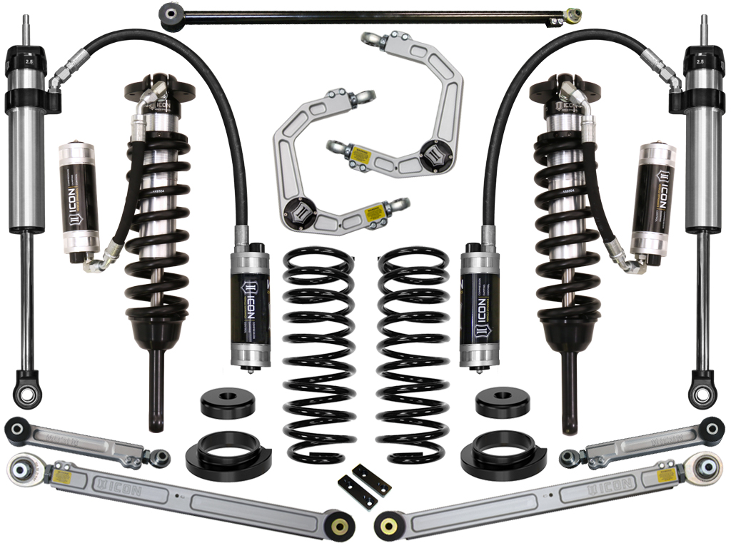 Icon K53177 - 03-09 GX470 0-3.5" STAGE 7 SUSPENSION SYSTEM W BILLET UCA Icon K53177 - 03-09 GX470 0-3.5" STAGE 7 SUSPENSION SYSTEM W BILLET UCA