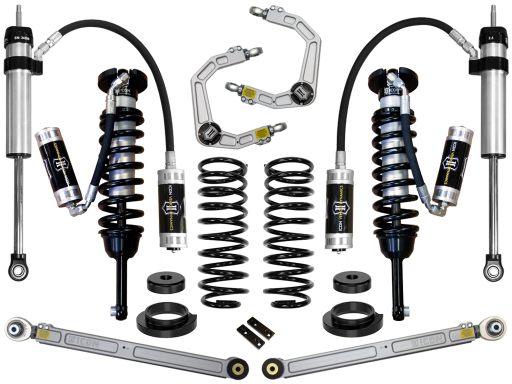 Icon K53175 - 03-09 Lexus GX470 0-3.5in Stage 5 Suspension System w/Billet UCA Icon K53175 - 03-09 Lexus GX470 0-3.5in Stage 5 Suspension System w/Billet UCA