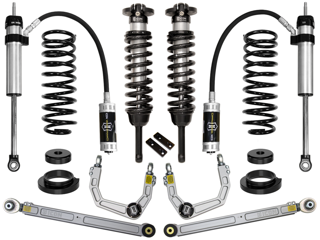 Icon K53174 - 03-09 GX470 0-3.5" STAGE 4 SUSPENSION SYSTEM W BILLET UCA Icon K53174 - 03-09 GX470 0-3.5" STAGE 4 SUSPENSION SYSTEM W BILLET UCA