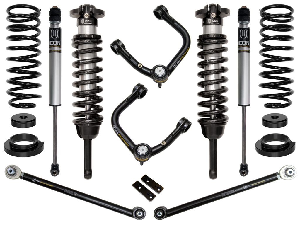 Icon K53173T - 03-09 GX470 0-3.5" STAGE 3 SUSPENSION SYSTEM W TUBULAR UCA Icon K53173T - 03-09 GX470 0-3.5" STAGE 3 SUSPENSION SYSTEM W TUBULAR UCA