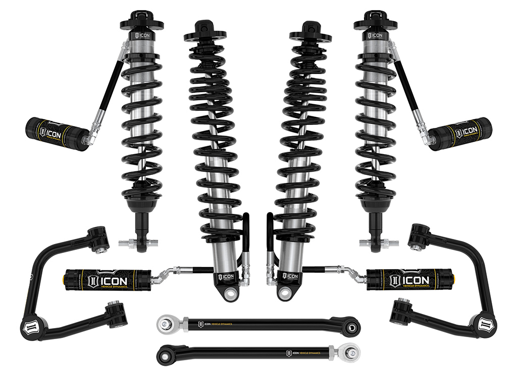 Icon K40005T - 2021-2023 Ford Bronco, Non-Sasquatch, 3-4" Lift, Stage 5 Suspension System, Tubular Icon K40005T - 2021-2023 Ford Bronco, Non-Sasquatch, 3-4" Lift, Stage 5 Suspension System, Tubular