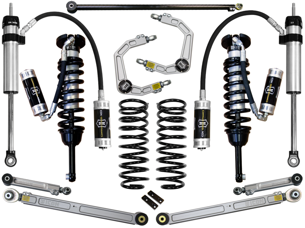 Icon K53186 - 10-UP GX460 0-3.5" STAGE 6 SUSPENSION SYSTEM W BILLET UCA Icon K53186 - 10-UP GX460 0-3.5" STAGE 6 SUSPENSION SYSTEM W BILLET UCA