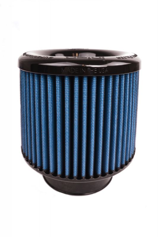 Injen X-1015-BB - AMSOIL Ea Nanofiber Dry Air Filter - 3.50 Filter 6 Base / 5 Tall / 5 Top