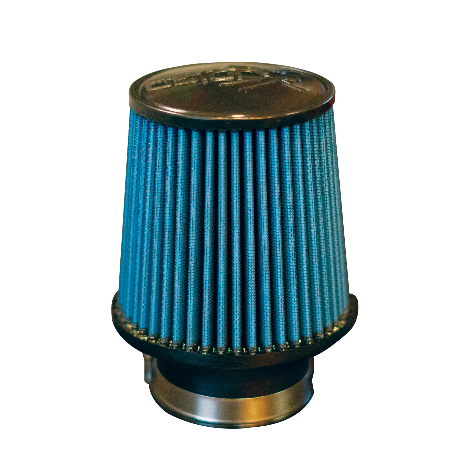 Injen X-1010-BB - AMSOIL Ea Nanofiber Dry Air Filter - 2.75 Filter 5 Base / 5 Tall / 4 Top - 40 Pleat