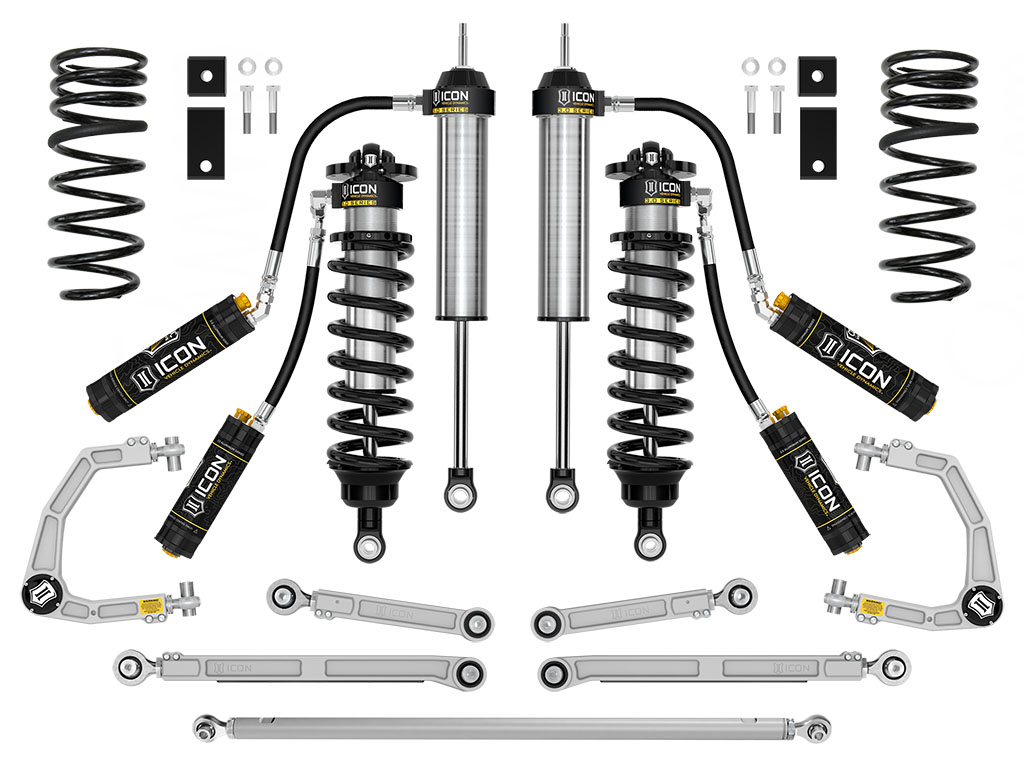 Icon K53252 - 2023-2024 Toyota Sequoia, 3-4.25" Lift, Stage 2 3.0 Suspension System, Billet