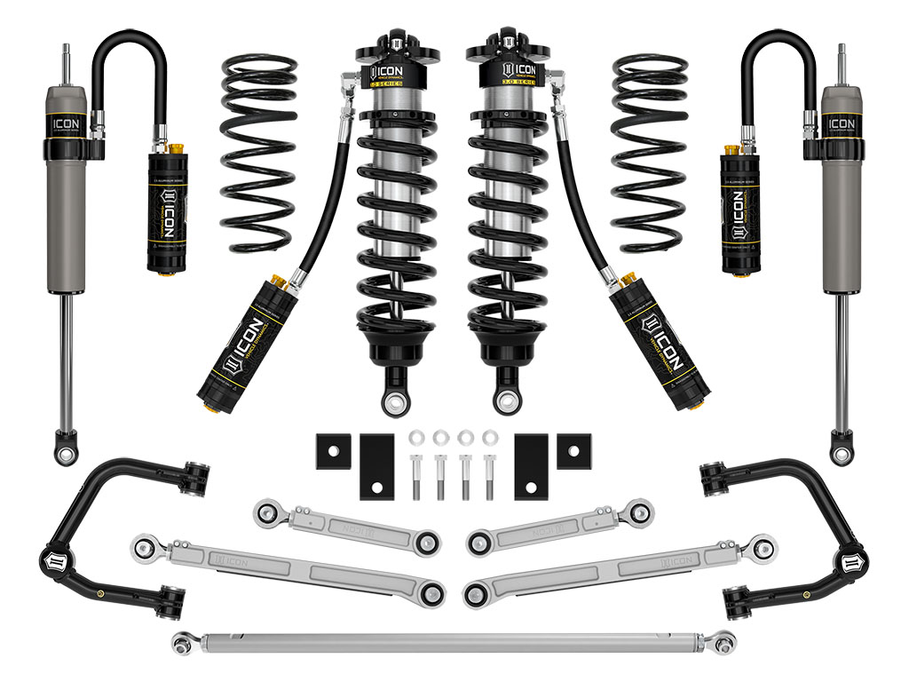 Icon K53251T - 2023-2024 Toyota Sequoia, 3-4.25" Lift, Stage 1 3.0 Suspension System, Tubular Icon K53251T - 2023-2024 Toyota Sequoia, 3-4.25" Lift, Stage 1 3.0 Suspension System, Tubular