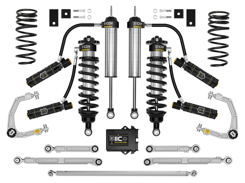 Icon K53254 - 2023-2024 Toyota Sequoia, 3-4.25" Lift, Stage 4 3.0 Suspension System, Billet Icon K53254 - 2023-2024 Toyota Sequoia, 3-4.25" Lift, Stage 4 3.0 Suspension System, Billet