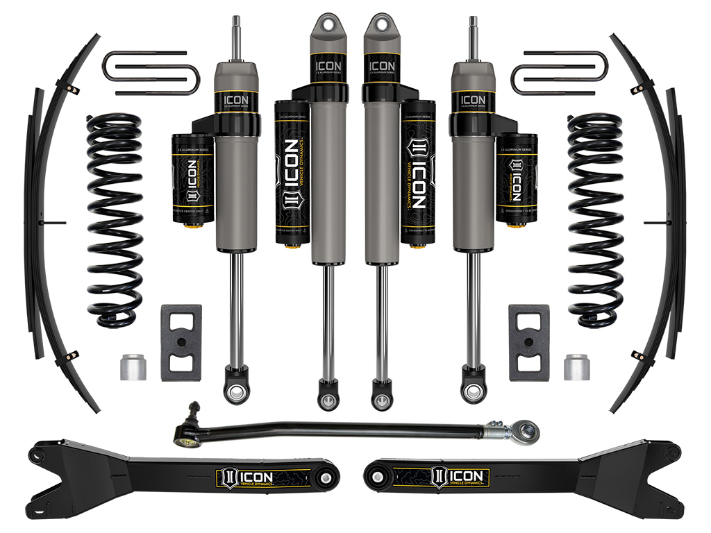 Icon K62563RL - 2023+ Ford F250/350 2.5in Stage 3 Suspension System w/ Radius Arms & Expansion Pack