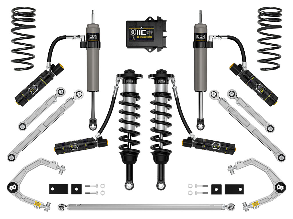 Icon K53242 - 2023-2024 Toyota Sequoia, 3-4.5" Lift, Stage 12 Suspension System, Billet