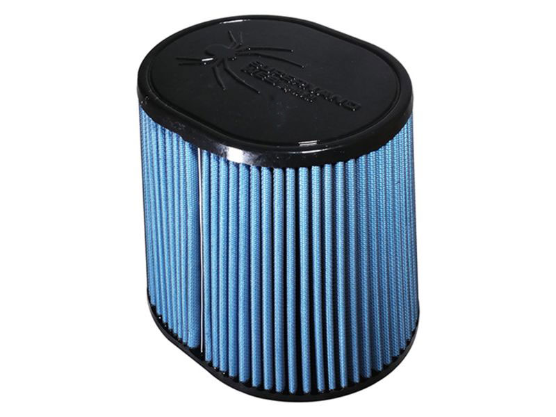 Injen X-1124-BB - AMSOIL Ea Nanofiber Dry Air Filter - 5in Base / 8in Tall / 5in Top