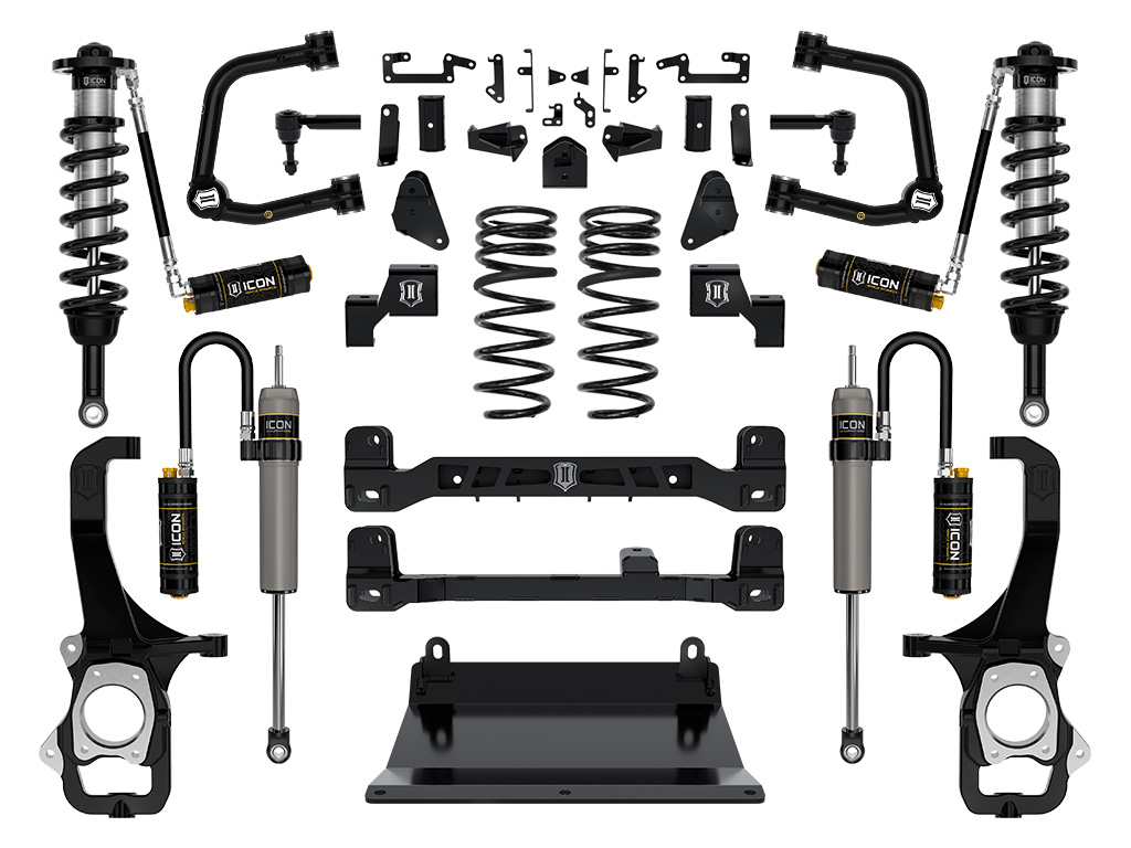 Icon K53276T - 2022-2023 Toyota Tundra, 6" Lift Stage 6 Suspension System with Tubular Upper Control Arms
