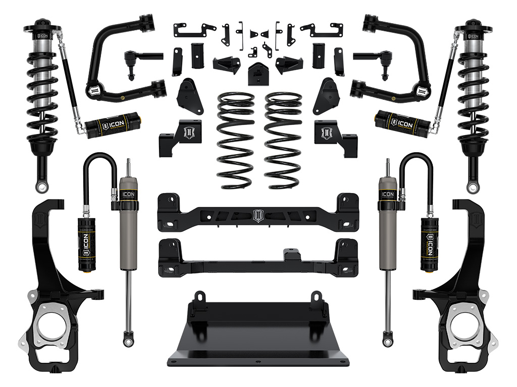 Icon K53274T - 2022-2023 Toyota Tundra, 6" Lift Stage 4 Suspension System with Tubular Upper Control Arms