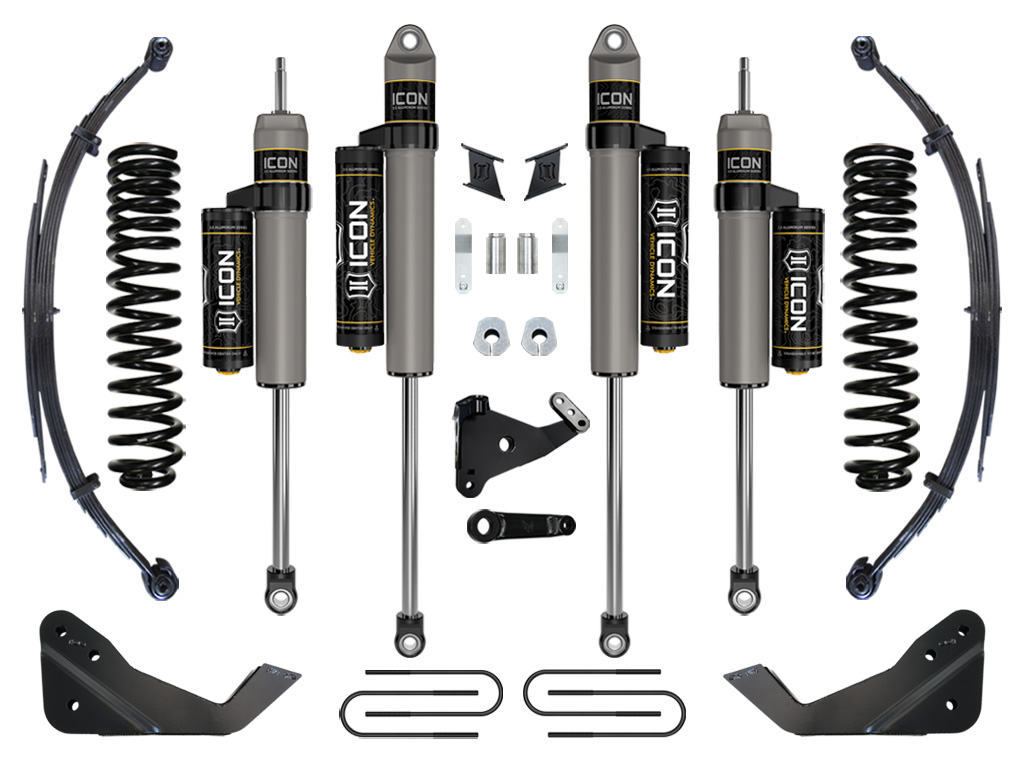Icon K67103 - 05-07 Ford F-250/F-350 7in Stage 4 Suspension System Icon K67103 - 05-07 Ford F-250/F-350 7in Stage 4 Suspension System