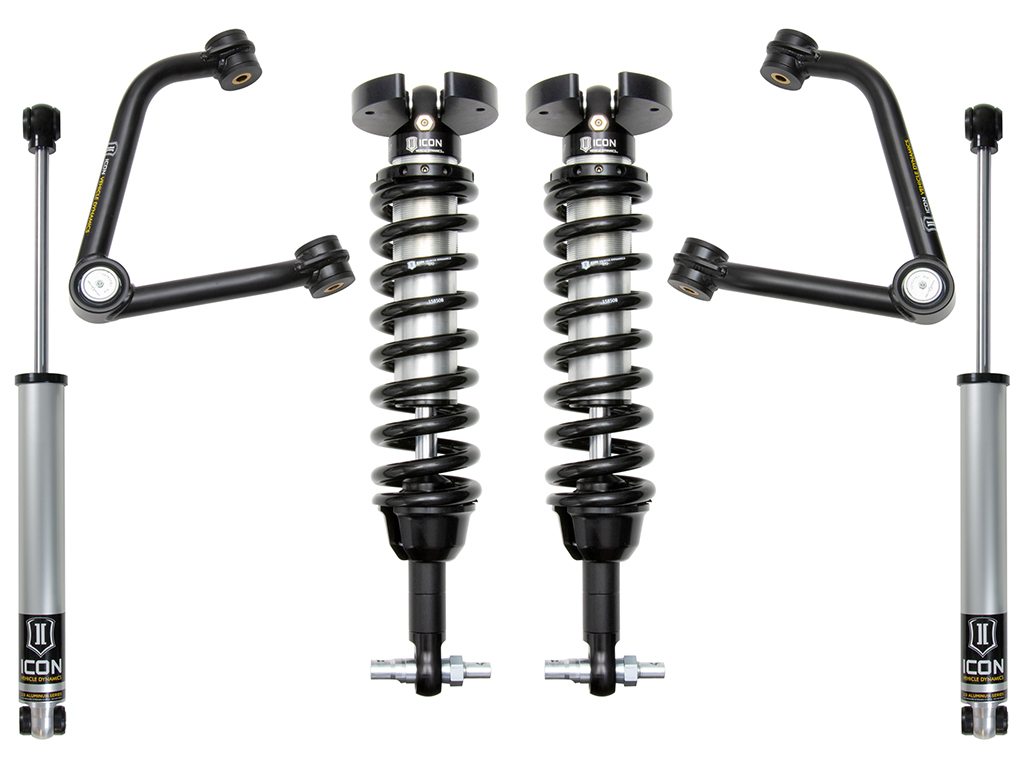 Icon K73062T - 2019+ GM 1500 1.5-3.5in Stage 2 Suspension System w/Tubular Uca