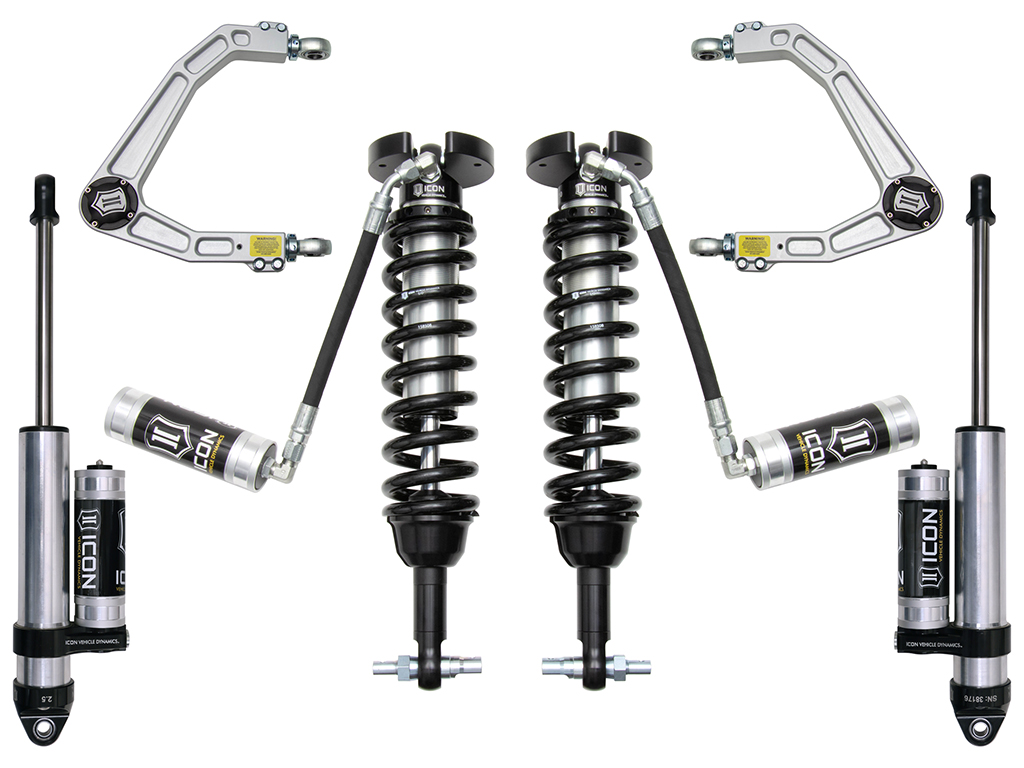 Icon K73063 - 2019+ GM 1500 1.5-3.5in Stage 3 Suspension System w/Billet Uca
