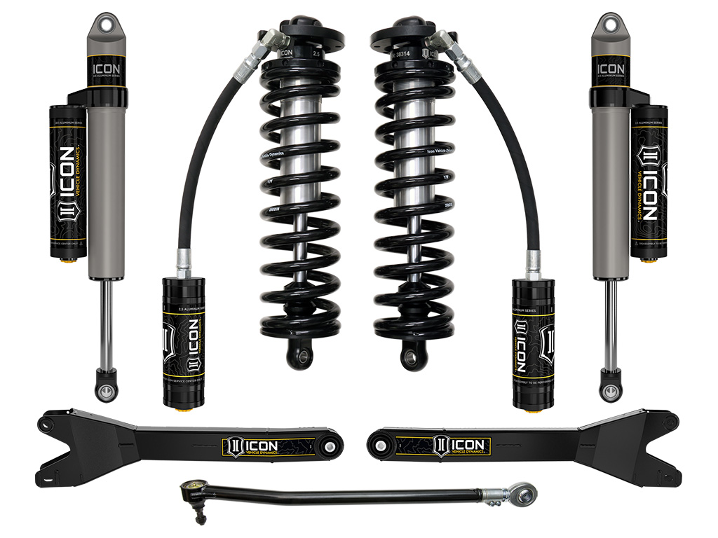 Icon K63163R - 2023 Ford F-250/F-350 Super Duty 4WD, 2.5-3" Lift, Stage 3 Coilover Conversion System w/ Radius Arms Icon K63163R - 2023 Ford F-250/F-350 Super Duty 4WD, 2.5-3" Lift, Stage 3 Coilover Conversion System w/ Radius Arms