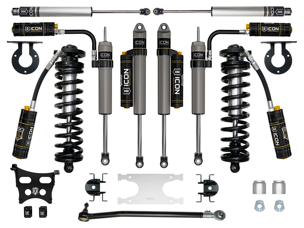Icon K63165 - 2023-2024 Ford F-250/F-350 Super Duty 4WD, 2.5-3" Lift, Stage 5 Coilover Conversion System Icon K63165 - 2023-2024 Ford F-250/F-350 Super Duty 4WD, 2.5-3" Lift, Stage 5 Coilover Conversion System