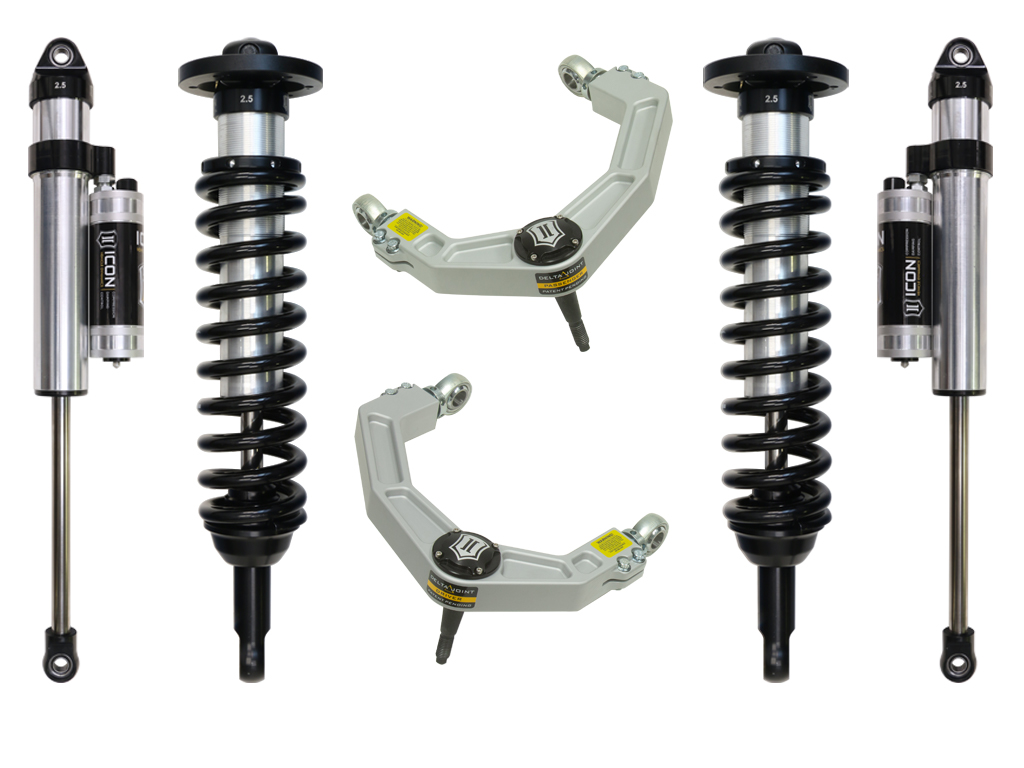 Icon K93023 - 04-08 Ford F-150 4WD 0-2.63in Stage 4 Suspension System w/Billet Uca