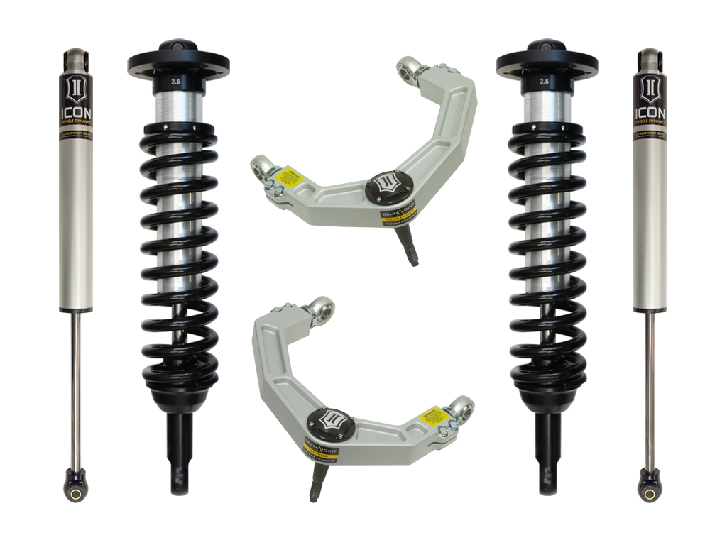 Icon K93021 - 04-08 Ford F-150 4WD 0-2.63in Stage 2 Suspension System w/Billet Uca
