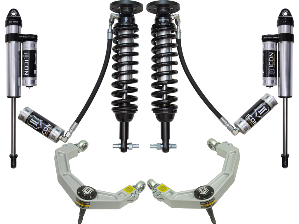 Icon K93094 - 2015+ Ford F-150 2WD 1.75-3in Stage 4 Suspension System w/Billet Uca