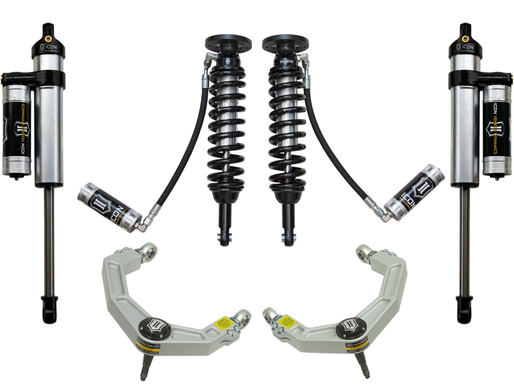 Icon K93004 - 09-13 Ford F-150 4WD 1.75-2.63in Stage 4 Suspension System w/Billet Uca