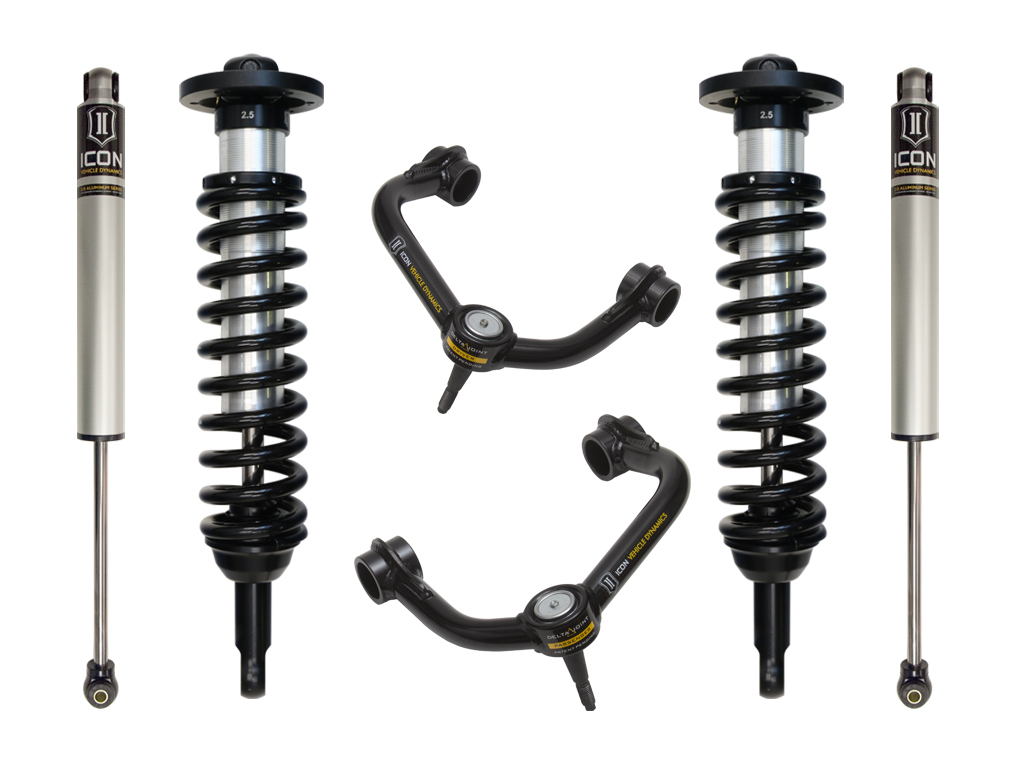 Icon K93002T - 09-13 Ford F-150 4WD 0-2.63in Stage 2 Suspension System w/Tubular Uca