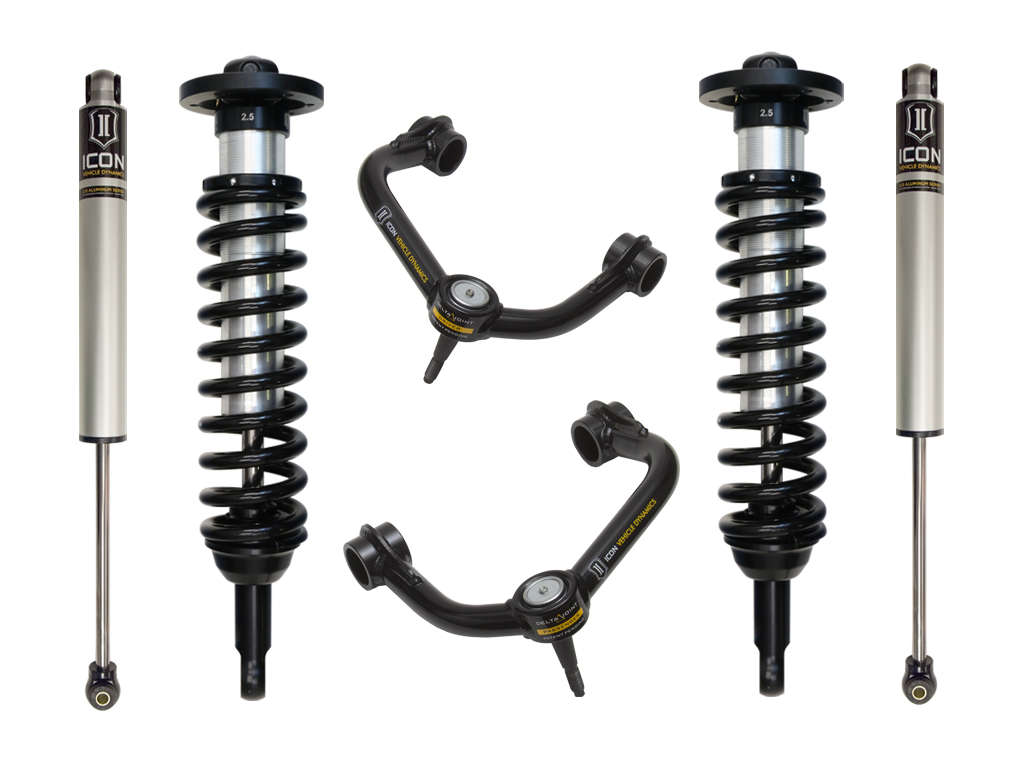 Icon K93031T - 04-08 Ford F-150 2WD 0-2.63in Stage 2 Suspension System w/Tubular Uca