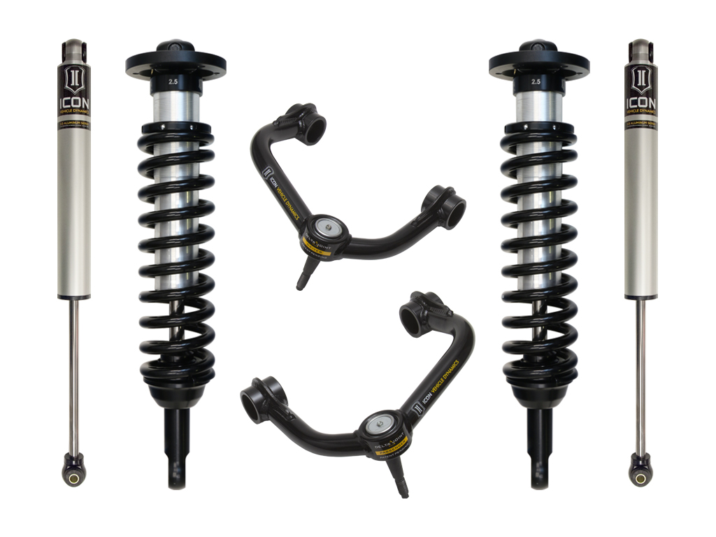 Icon K93021T - 04-08 Ford F-150 4WD 0-2.63in Stage 2 Suspension System w/Tubular Uca