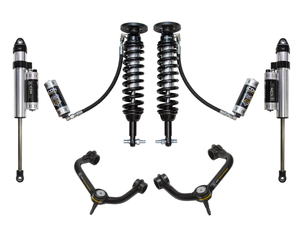 Icon K93075T - 2014 Ford F-150 2WD 1.75-2.63in Stage 5 Suspension System w/Tubular Uca