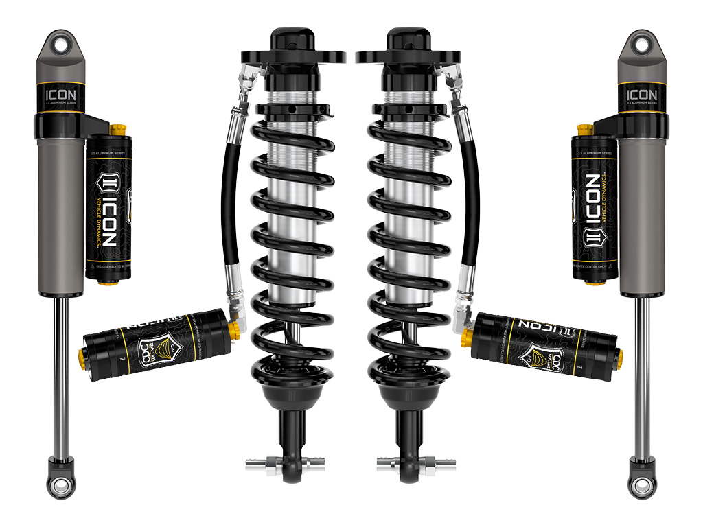Icon K93124 - 2021-2023 Ford F-150 2WD, 0-3" Lift, Stage 4 Suspension System