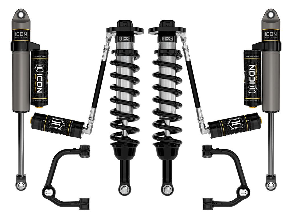 Icon K93133T - 2021-2024 Ford F-150 4WD, 2.75-3.5" Lift, Stage 3 Suspension System, Tubular Icon K93133T - 2021-2024 Ford F-150 4WD, 2.75-3.5" Lift, Stage 3 Suspension System, Tubular