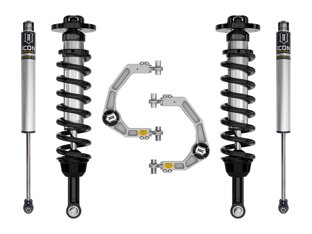 Icon K93161 - 21-23 Ford F150 Tremor 4WD 2.5-3in Stage 1 Suspension System w/ Billet UCA