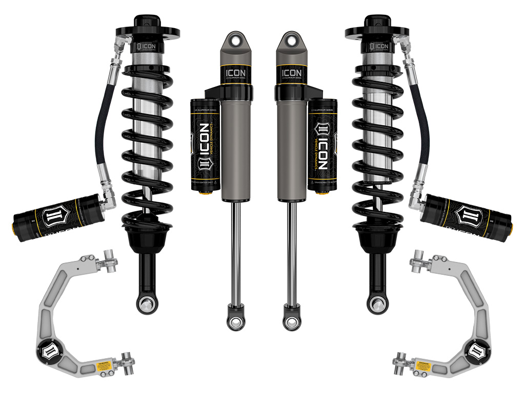 Icon K93163 - 21-23 Ford F150 Tremor 4wd 2.5-3in Stage 3 Suspension System w/ Billet UCA