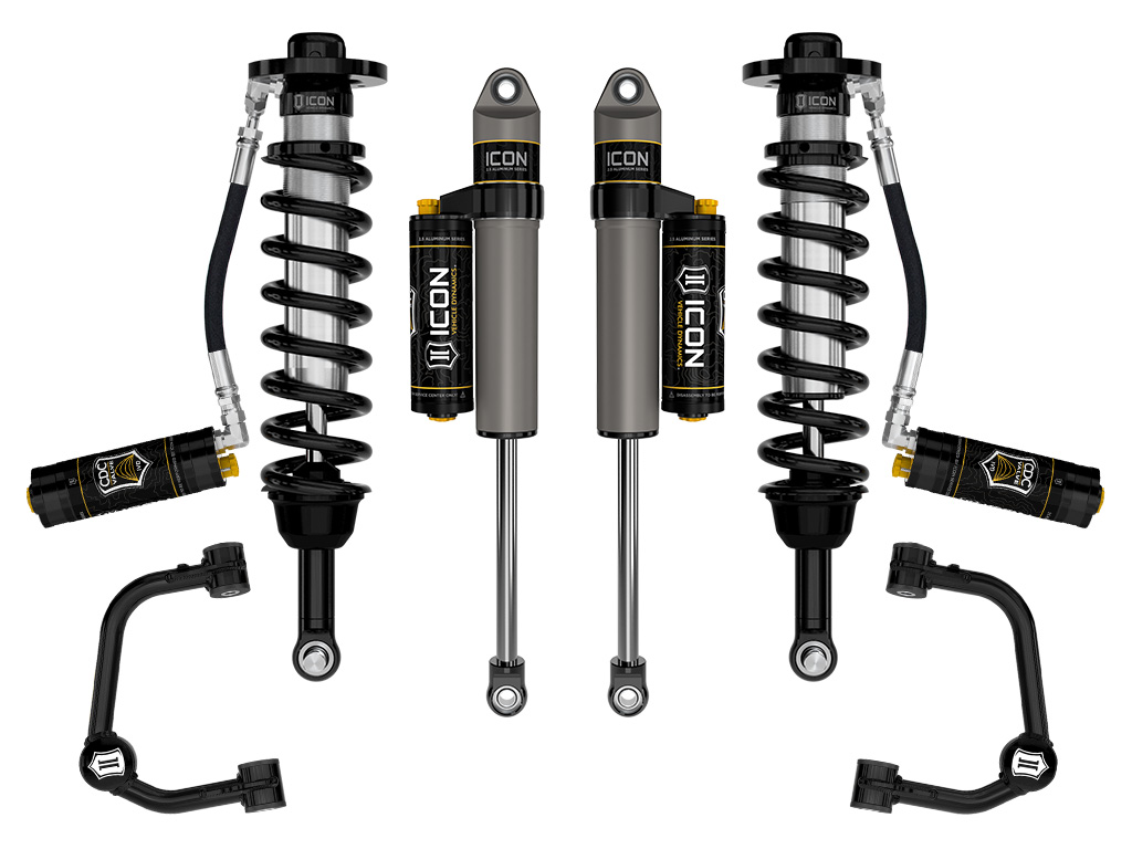 Icon K93164T - 21-23 Ford F150 Tremor 4WD 2.5-3in Stage 4 Suspension System w/ Tubular UCA Icon K93164T - 21-23 Ford F150 Tremor 4WD 2.5-3in Stage 4 Suspension System w/ Tubular UCA